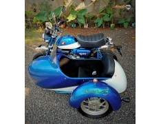 Sidecar Honda Monkey Blue Edition